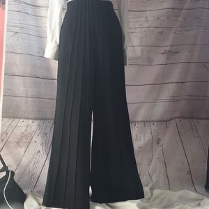 High Waisted CATHERINE MALANDRINO PIN TUCK PANTS. NWT DESIGNER COLLECTION